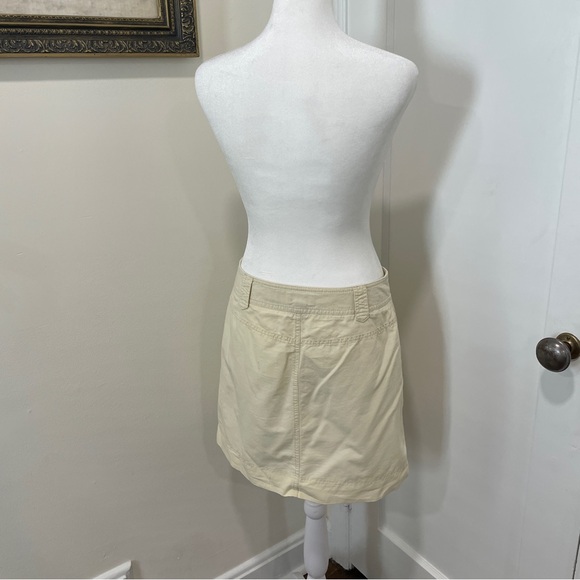 Y2K Light Yellow Utility Mini Skirt  Loft  Size M - Picture 3 of 6